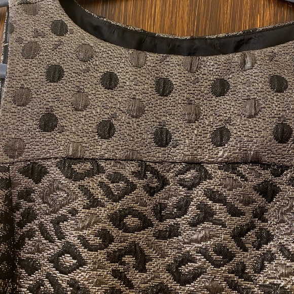 Tibi Metallic Leopard Shift Dress (20) - Picture 6 of 8